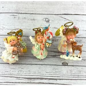 Holly Days Angels Ornament Collection by GG Santiago, Ashton Drake Ornaments